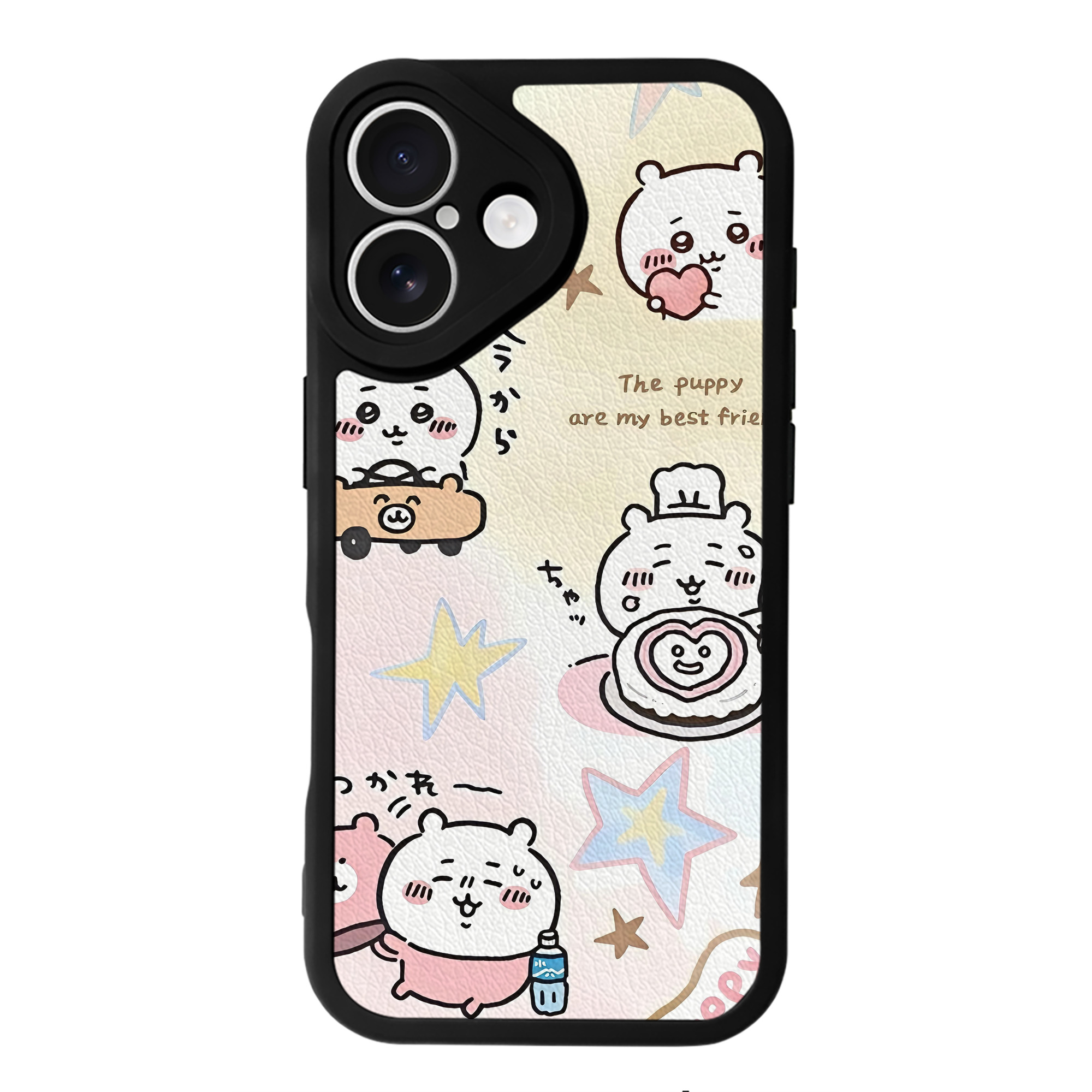 （画像用） ちいかわ Chii-kawa 【iPhone 16シリーズ対応】シリコンスマホケース（レザー調） 材質：シリコン